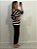 BLUSA FERNANDA LISTRADA VINHO (AR26-558) - Imagem 2