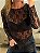 BLUSA RENDA MARROM (AR26-684) - Imagem 1