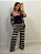 CONJUNTO TRICOT NUDE/AZUL MARINHO (AR26-829) - Imagem 2