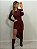 VESTIDO LAIS MARSALA (AR26-916) - Imagem 1