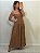 VESTIDO ALINE XADREZ MARROM (AR26-965) - Imagem 2