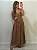 VESTIDO ALINE XADREZ MARROM (AR26-965) - Imagem 1