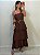 VESTIDO SARA BABADO MARROM (AR26-1023) - Imagem 2