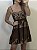 VESTIDO CURTO ARABESCO MARROM (AR26-1491) - Imagem 3