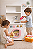 Máquina de Lavar Infantil em Madeira – Brinquedo Educativo de Lavanderia - Imagem 1