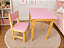 Mesa Infantil com Cadeira em Madeira Pinus – Aprendizado, Autonomia e Desenvolvimento Infantil - Imagem 2