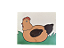 Quebra cabeça placa tripla galinha marrom , pintinho e ovo - Imagem 2