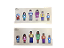 Kit  Encaixe único figuras diferentes-  Família negra e família branca - Imagem 1