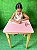 Mesa Infantil com 2 Cadeiras em Madeira Pinus – Aprendizado, Autonomia e Desenvolvimento Infantil - Imagem 3