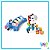 COMBO DIVERTIDO - PIANO CÃO VIBRANTE SKIP HOP E ZEBRA COM BLOCOS FISHER PRICE - Imagem 1