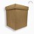 Caixa Panetone 500g a 750g Kraft c/ Tampa- 16x16x20 cm - 20 unids. - Imagem 1