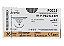 P-PE2403-BH | Fio Sutura PGC25 3-0 AG Triang. 3/8 24mm - Imagem 1