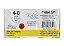 CS40MR30G | Sutura Catgut Simples 4-0 AG Cilíndrica 1/2 círculo 30 mm - Imagem 1