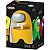 Boneco Jogo Among Us Amarelo Impostor  12cm Original Rosita - Imagem 1