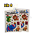 Kit 10 Cartelas de Adesivos Infantis Animais Sortidos 3D - Imagem 8