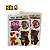 Kit 10 Cartelas de Adesivos Infantis Animais Sortidos 3D - Imagem 7