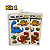 Kit 10 Cartelas de Adesivos Infantis Animais Sortidos 3D - Imagem 3