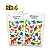 Kit 10 Cartelas de Adesivos Infantis Stickers 3D Sortidos - Imagem 6