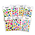 Kit 10 Cartelas de Adesivos Infantis Stickers 3D Sortidos - Imagem 1