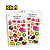 Kit 10 Cartelas de Adesivos Infantis Stickers 3D Sortidos - Imagem 5