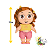 Boneca Articulada da Youtuber MC Divertida de 27cm baby brink - Imagem 4