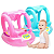 Boia Bebê Inflável Com Assento E Cobertura Baby Boat Piscina - Imagem 2
