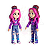 Boneca Katlen Youtuber Dos Rosa Articulada 25cm - Imagem 4
