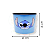 Kit Almofada Stitch Zona Criativa Pipoca Balde e Copo Disney - Imagem 2