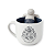 Caneca com Infusor p/ chá  Harry Potter 350ml Zona Criativa - Imagem 1