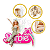Boneca Barbie Colecionável Filme Barbieland Roupa Dourada - Imagem 3