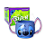 Caneca Stitch 3D Alça Dupla 450ml Disney Zona Criativa - Imagem 2