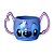 Caneca Stitch 3D Alça Dupla 450ml Disney Zona Criativa - Imagem 1