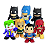 Bonecos Heróis DC Ooshies Colecionáveis 10cm - Imagem 1