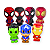 Bonecos Heróis Marvel Ooshies Colecionáveis 10cm - Imagem 1