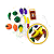 Brinquedo Pic Nic Infantil Frutas e Legumes Pica Pau - Imagem 2