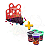 Kit Jogo Bola no Alvo + 4 Slimes Enaldinho Youtube Infantil - Imagem 2