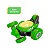 Carro Controle Remoto Mini Crazy 360º Color Com Luz Verde - Imagem 2