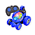 Carro Controle Remoto Mini Crazy 360º Color Com Luz Azul - Imagem 1
