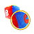 Dado Educativo de Pelúcia Colorido 25cm Cosmo Kids - Imagem 4