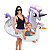 Kit Boias Infláveis Mãe e Filha Unicórnio Gigante + Infantil - Imagem 1