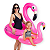 Kit Boias Infláveis Mãe e Filha Flamingo Gigante + Infantil - Imagem 1