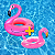 Kit Boias Infláveis Mãe e Filha Flamingo Gigante + Infantil - Imagem 4