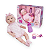 Boneca Doce Vida Reborn com Chupeta e Mamadeira - Adijomar - Imagem 5