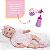 Boneca Doce Vida Reborn com Chupeta e Mamadeira - Adijomar - Imagem 2