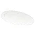 Prato Oval de Porcelana Fancy Branco 34,6x26,2x3 cm - Imagem 1