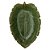 Prato Decorativa de Cerâmica Banana Leaf Verde 30x20,5x6,5 cm - Imagem 3