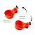 10X Bebedouro Automatico Aviario Abs Cor Vermelho - Imagem 5