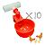 10X Bebedouro Automatico Aviario Abs + Tee - Imagem 2