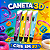 Caneta Sortida Colorida 3D - Imagem 1
