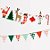 Kit completo de Natal com Personagens 8 pratos, 8 copos, 16 guardanapos e 1 bandeirola - Imagem 2